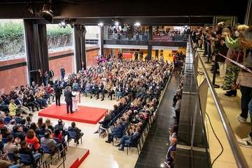 Los socialistas de Telde arropan a un Pedro Sánchez convencido del triunfo de su partido en las Islas/Acfi Press y TA.